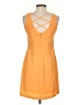 CDC Apparel Solid Orange Casual Dress Size 4 - photo 2