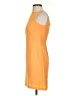CDC Apparel Solid Orange Casual Dress Size 4 - photo 5