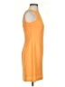 CDC Apparel Solid Orange Casual Dress Size 4 - photo 4