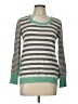 Olive and Oak Stripes Green Pullover Sweater Size L - photo 1