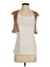 BCBGMAXAZRIA 100% Merino Tan Sleeveless Top Size S - photo 1
