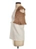BCBGMAXAZRIA 100% Merino Tan Sleeveless Top Size S - photo 5