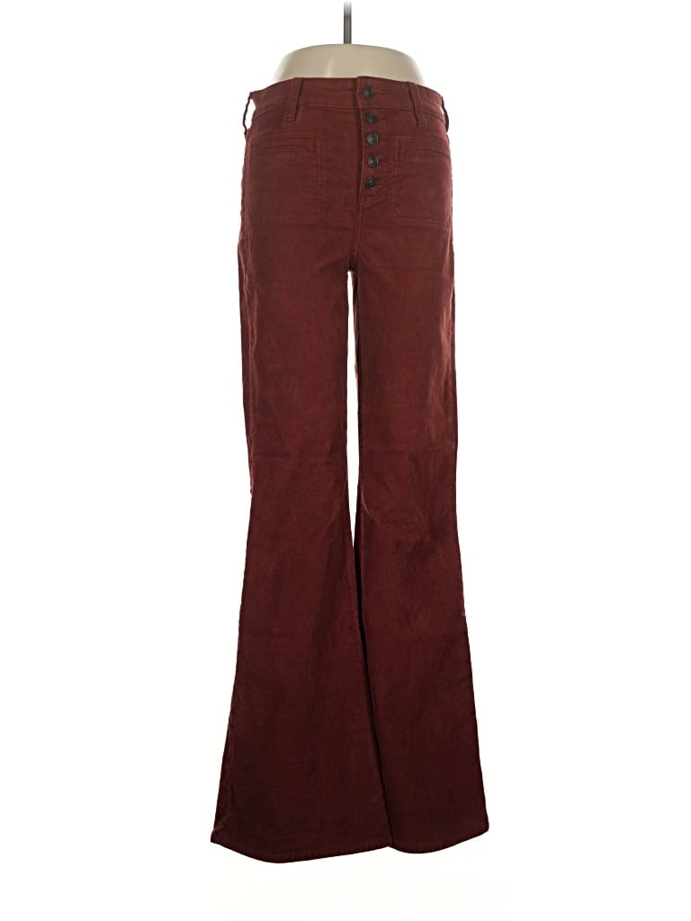 Pre-owned American Eagle Outfitters Casual Pants In Burgundy
