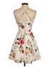 Speechless Floral Ivory Cocktail Dress Size 5 - photo 2
