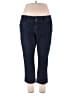 Lands' End Solid Blue Jeans Size 16 - photo 1