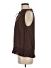 Rebecca Moses 100% Polyester Brown Sleeveless Blouse Size M - photo 5