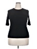 Splendid Black Short Sleeve Turtleneck Size XXL - photo 1