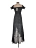 Mi ami 100% Polyester Polka Dots Black Casual Dress Size XS - photo 2