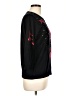 Cathy Daniels 100% Acrylic Floral Black Pullover Sweater Size L - photo 4