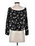 Forever 21 Black 3/4 Sleeve Blouse Size S - photo 2