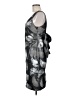 Karen Millen Metallic Silver Cocktail Dress Size 6 - photo 5