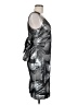 Karen Millen Metallic Silver Cocktail Dress Size 6 - photo 4
