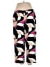 Nine West 100% Polyester Print Black Casual Pants Size XL - photo 1