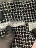 Marisa Christina 100% Polyester Houndstooth Black Jacket Size M - photo 6