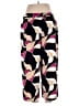 Nine West 100% Polyester Print Black Casual Pants Size XL - photo 2