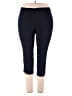 dalia Solid Blue Active Pants Size 18 - photo 1