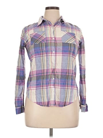 Mossimo Supply Co. Long Sleeve Button-Down Shirt (view 1)