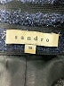 Sandro Chevron-herringbone Blue Blazer Size EU (FR) 38 / US 6 - photo 6
