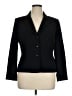 Tahari by ASL 100% Polyester Black Blazer Size 14 Petite - photo 1