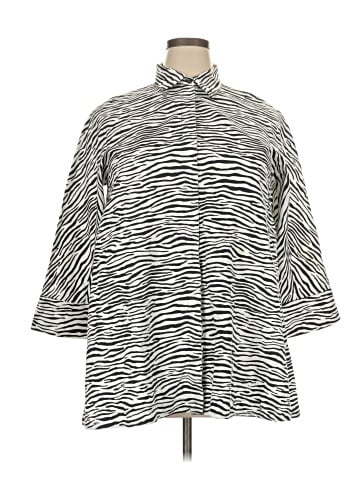 Max Mara 3/4 Sleeve Button-Down Shirt (view 1)