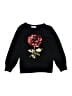 Assorted Brands Floral Black Pullover Sweater Size 130 cm / US 8 - photo 1