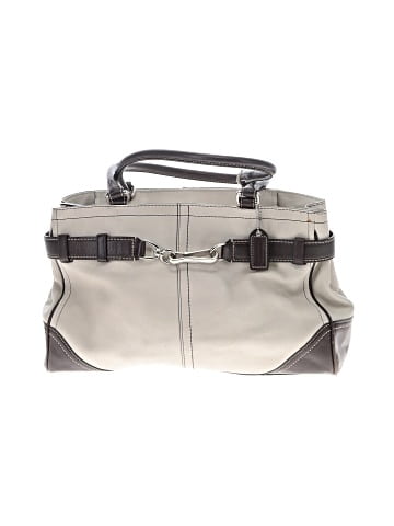 Coach Factory Leather Satchel (view 1)