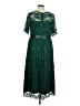 Unbranded 100% Polyester Green Cocktail Dress Size XL - photo 2