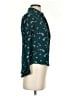Pull&Bear Teal Long Sleeve Blouse Size S - photo 4