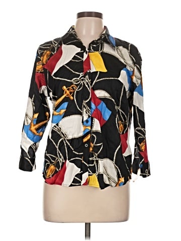 Lauren by Ralph Lauren 3/4 Sleeve Blouse (view 1)