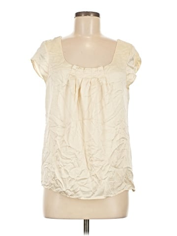 Classiques Entier Short Sleeve Silk Top (view 1)
