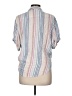 Splendid Stripes Ivory Short Sleeve Blouse Size M - photo 2
