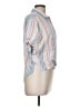Splendid Stripes Ivory Short Sleeve Blouse Size M - photo 4