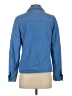 Denim & Co 100% Cotton Polka Dots Blue Jacket Size XS - photo 2