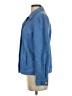 Denim & Co 100% Cotton Polka Dots Blue Jacket Size XS - photo 5
