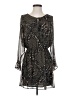 Mango Paisley Black Cocktail Dress Size 2 - photo 1