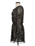Mango Paisley Black Cocktail Dress Size 2 - photo 5