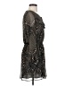 Mango Paisley Black Cocktail Dress Size 2 - photo 4