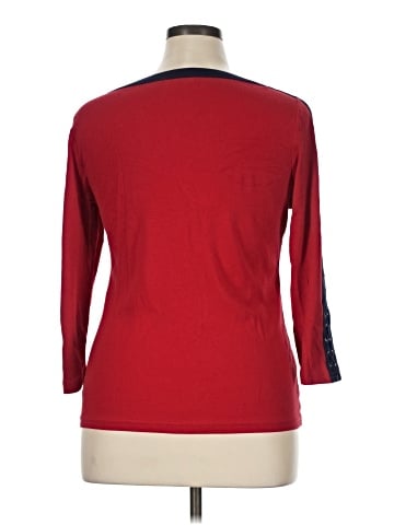 Chaps 3/4 Sleeve T-Shirt (view 2)