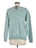 J.Jill Marled Animal Print Teal Pullover Sweater Size Lg Petite - photo 2