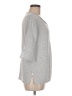 River Gray 3/4 Sleeve Button-Down Shirt Size M - photo 4