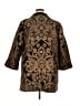 Travelers by Chico's 100% Polyester Paisley Gold Blazer Size XL (3) - photo 2