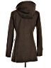 Laundry by Shelli Segal Brown Wool Coat Size 2 - photo 2
