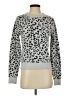 Arden B. Animal Print Silver Pullover Sweater Size S (estimated) - photo 1