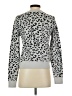 Arden B. Animal Print Silver Pullover Sweater Size S (estimated) - photo 2