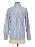 Old Navy 100% Cotton Stripes Blue Long Sleeve Button-Down Shirt Size S - photo 2