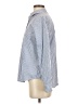 Old Navy 100% Cotton Stripes Blue Long Sleeve Button-Down Shirt Size S - photo 5