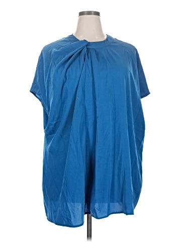BLOOMCHIC Short Sleeve Blouse (view 1)
