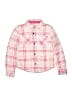 Weatherproof 100% Polyester Pink Long Sleeve Button-Down Shirt Size 7 - photo 1