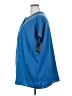 BLOOMCHIC 100% Polyester Blue Short Sleeve Blouse Size 26 - photo 5
