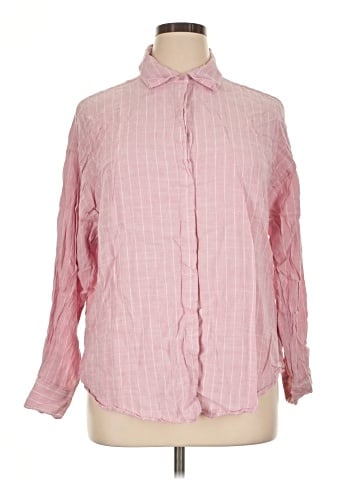 Express Long Sleeve Button-Down Shirt (view 1)